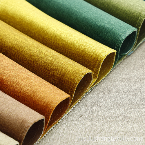 Percetakan baldu kain sofa beludru Belanda